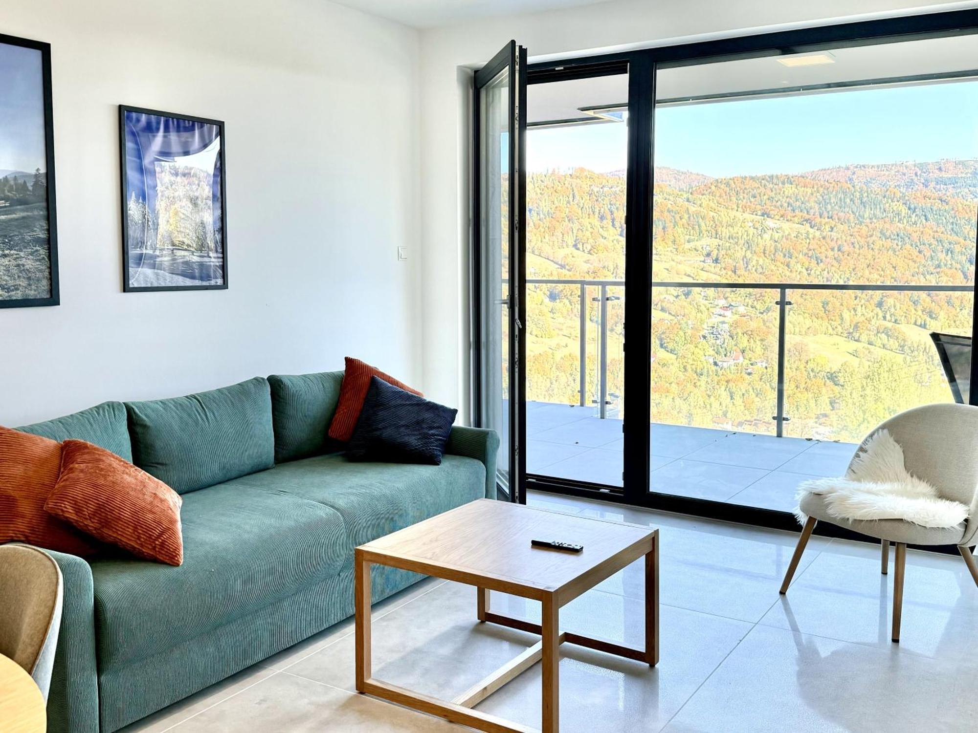 Owysoko - Apartamenty Z Widokiem 200 M Od Tras Szczyrk Mountain Resort Oda fotoğraf