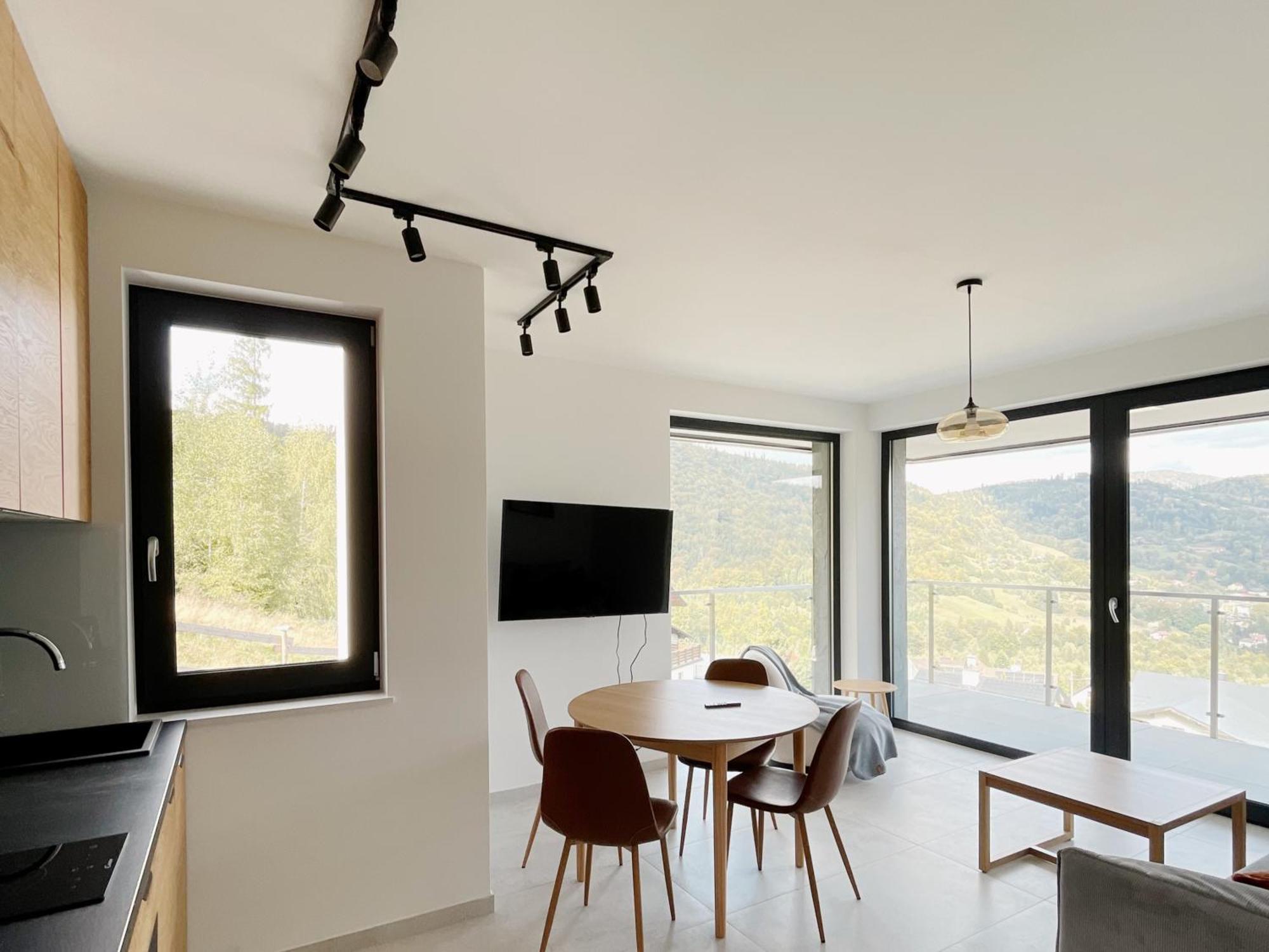 Owysoko - Apartamenty Z Widokiem 200 M Od Tras Szczyrk Mountain Resort Dış mekan fotoğraf